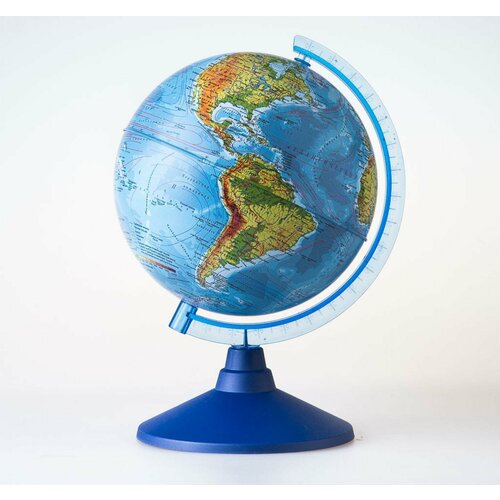 Глобус физико-политический Классик Евро диаметр 210 мм с подсветкой от батареек 2301₽