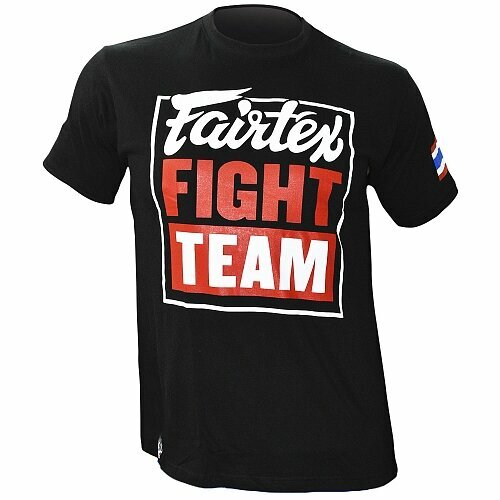 Футболка Fairtex, размер L, черный футболка fairtex размер l черный