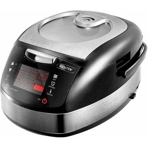 Мультиварка CENTEK CT-1472 860Вт черныйстальной 1590000₽