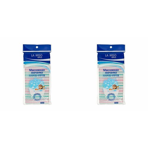 La Miso Массажная мочалка жесткая 2 шт 879₽
