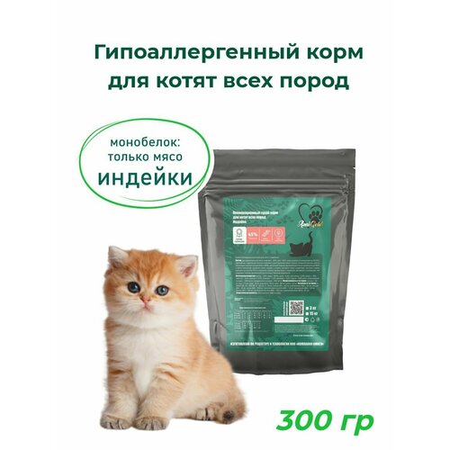 Сухой корм для котят AmiGold с индейкой, 0.3 кг (300 гр)