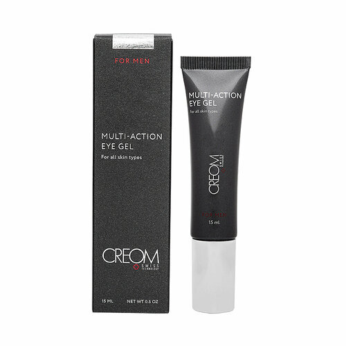 CREOM Мультифункциональный крем для глаз MULTI-ACTION EYE GEL for men 15 мл