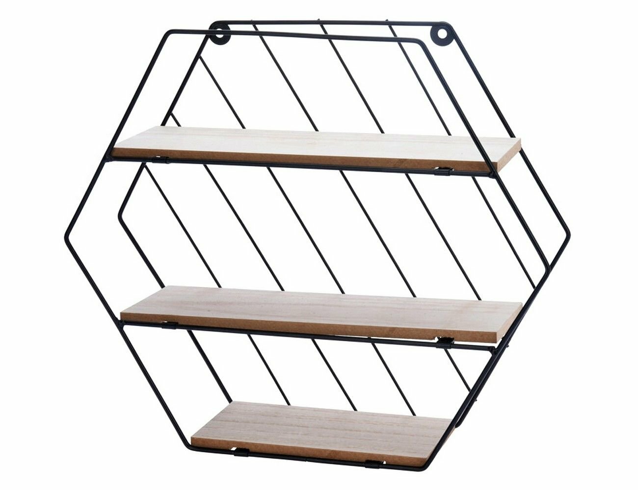 фото Настенная полка волрек, дерево, металл, 35х31 см, Koopman International DD1400600