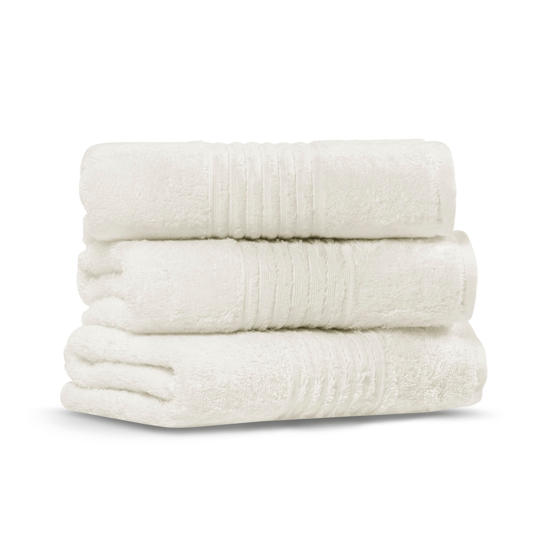 фото Полотенце из хлопка Downtown, 30*50 см, слоновая кость (ivory)