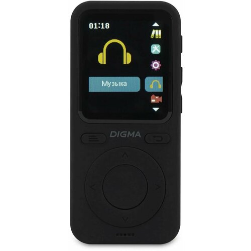 MP3 плеер Digma B5 flash 8ГБ черный mp3 плеер digma cyber u3 4гб черный с оранжевым