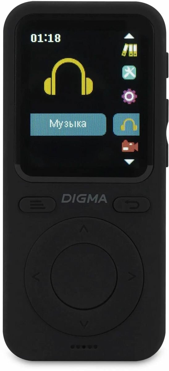 MP3 плеер Digma B5 flash 8ГБ черный