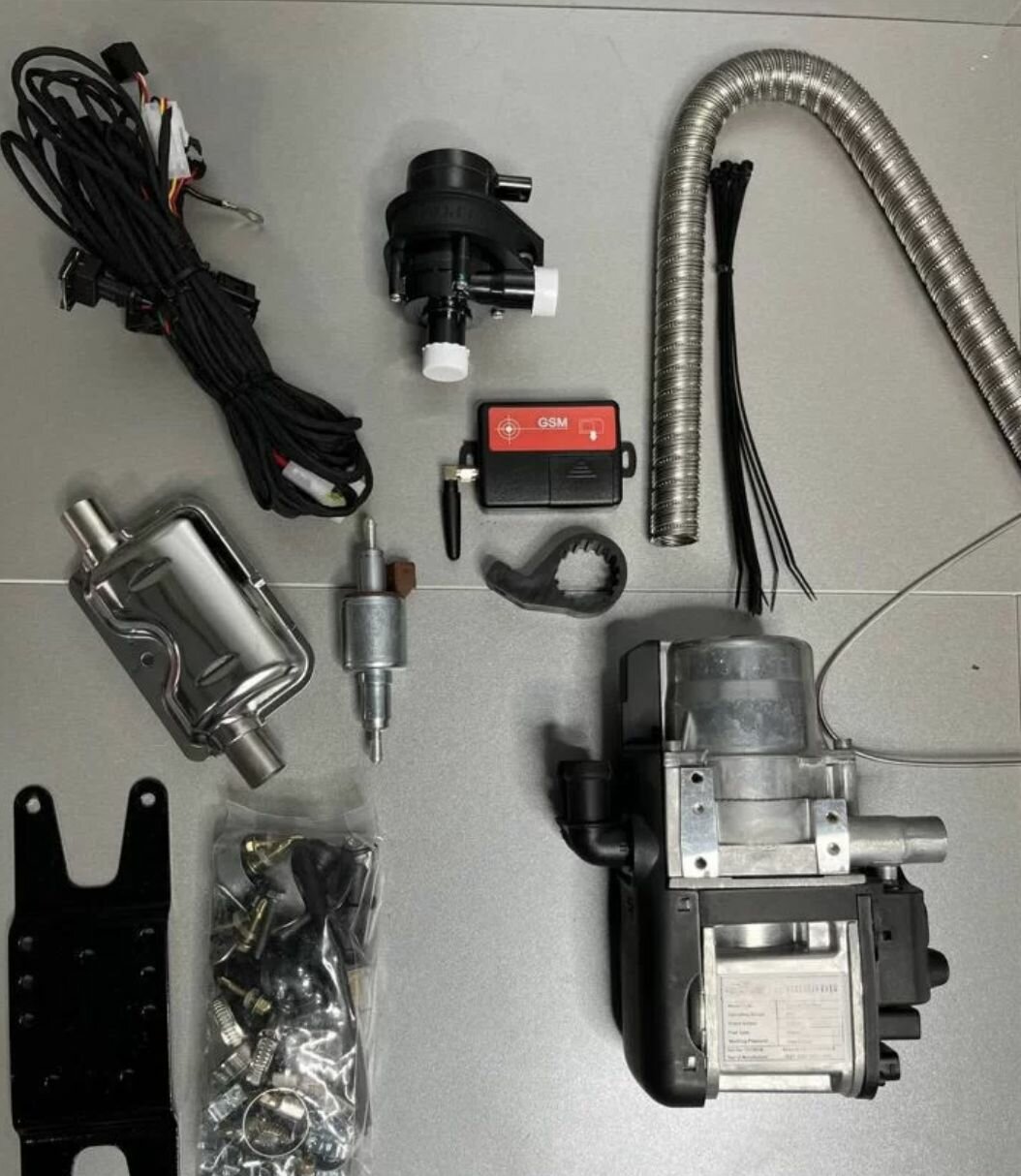 фото Предпусковой подогреватель двигателя мокрый фен 12В 5 КВТ