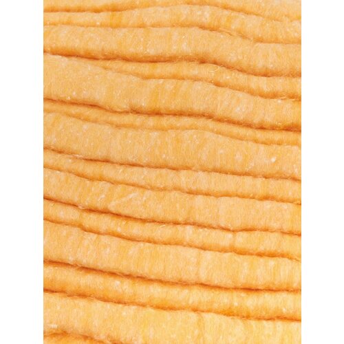 Хлопковая вата для поделок оранжевая 100 г. (60% хлопок, 40% вискоза)