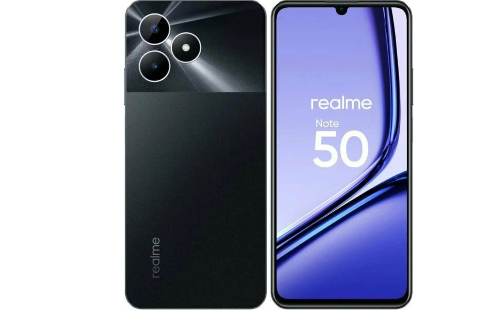 Смартфон realme Note 50 4/128Gb Midnight Black