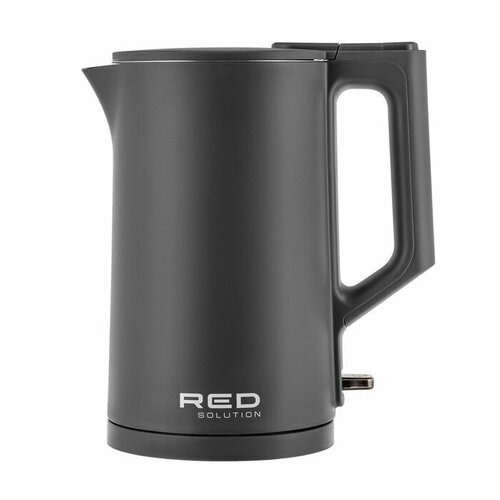 Чайник электрический RED Solution RK-M157, пластик, колба металл, 1,5 л, 1500 Вт чайник электрический red solution rk g194 стекло 1 7 л 2200 вт серебристый
