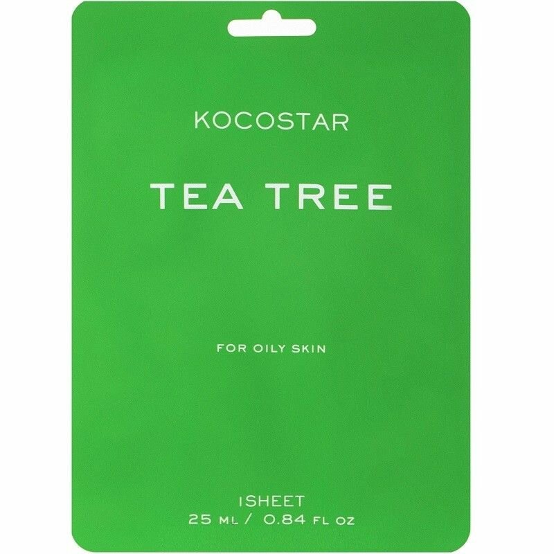 Маска для проблемной кожи против высыпаний с Чайным деревом Tea Tree mask Kocostar FIRSTMARKET CO., LTD - фото №4