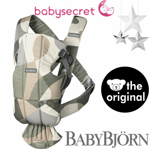 Рюкзак-Кенгуру для новорожденных BabyBjorn Mini Cotton 0210.39 (Khaki green)