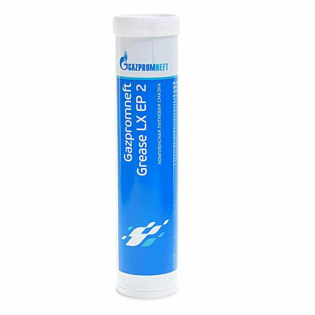 Смазка литиевая высокотемпературная Grease LX EP-2 400г картридж (синяя), 2389906876, GAZPROMNEFT