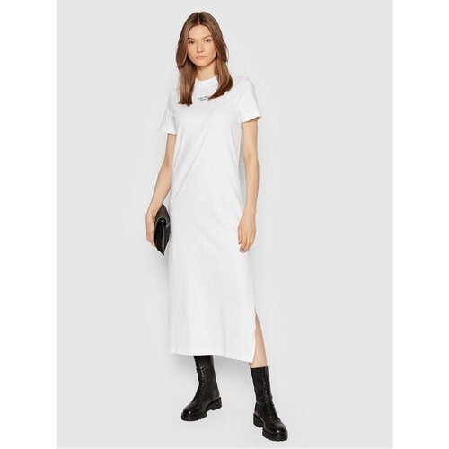 Платье Calvin Klein Jeans, размер M [INT], белый платье calvin klein jeans размер xxl [int] черный