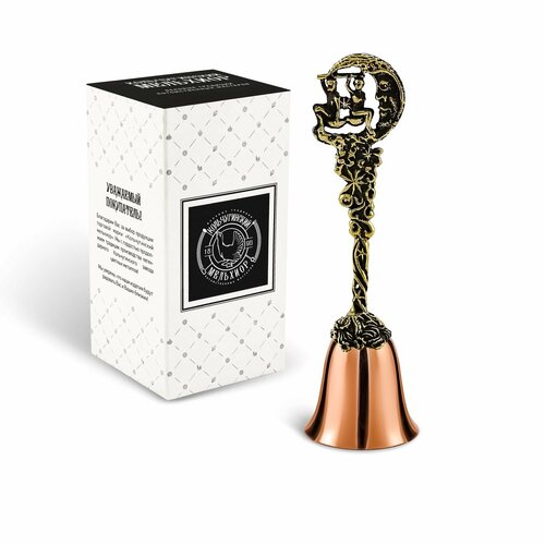 Колокольчик сувенирный Зодиак-Весы медь-латунь с чернением 870₽