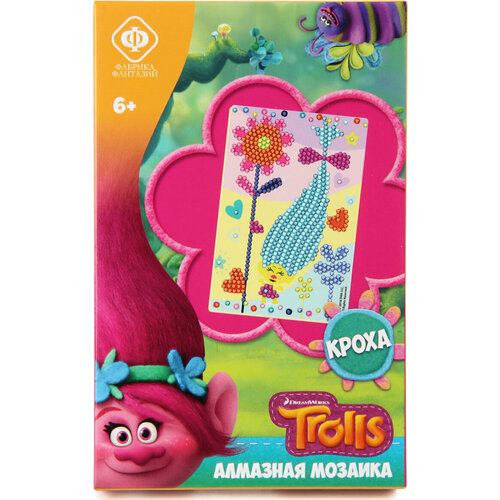 Алмазная мозаика Trolls Смидж размер 10x15 см Фабрика Фантазий 427₽