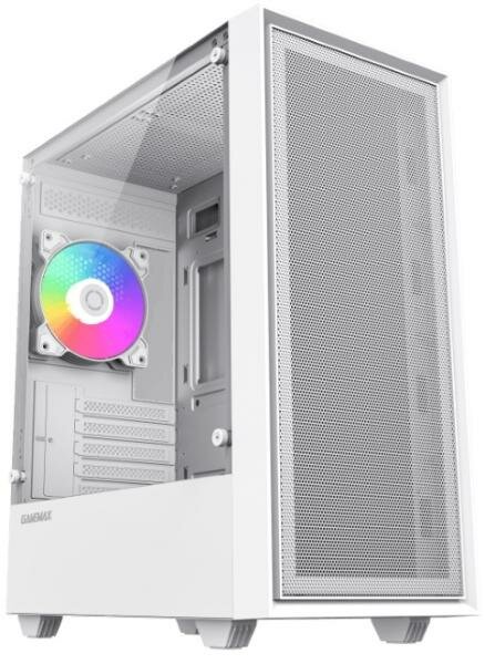 Корпус microATX GameMax STORM WH Без БП белый