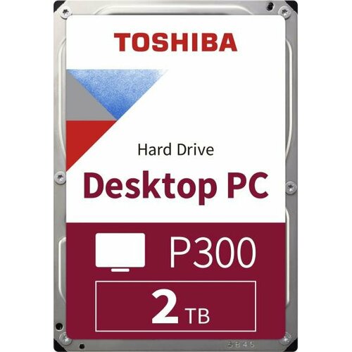 Жесткий диск Toshiba Original SATA-III 2Tb HDWD320UZSVA Desktop P300 (7200rpm) 256Mb 3.5 жесткий диск wd original sata iii 4tb wd40efax red 256mb 3 5