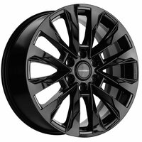 Легкосплавный автомобильный колёсный диск Khomen Wheels KHW2010 20x8j 6x139,7 ET38 D67,1 Black. Крепёжные отверстия 6x139,7 мм.  ...
