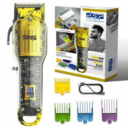 Триммер DSP аккумуляторный для бороды мужской профессиональный триммер для стрижки волос со светодиодным дисплеем 370000₽