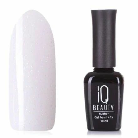 IQ BEAUTY Покрытие базовое камуфлирующее каучуковое с кальцием, брызги шампанского с шиммером 10 мл - фото №17