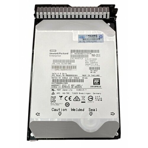 Жесткий диск HP 826553-001 8Tb 7200 SATAIII 3,5 HDD