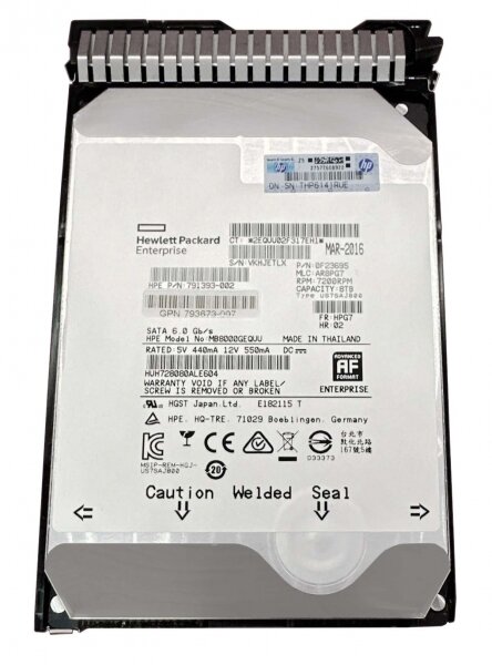 Жесткий диск HP 793768-001 8Tb 7200 SATAIII 3,5" HDD