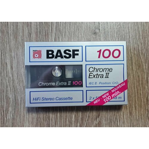 Аудиокассета BASF Chrome Extra II 100 аудиокассета basf ferro maxima 1