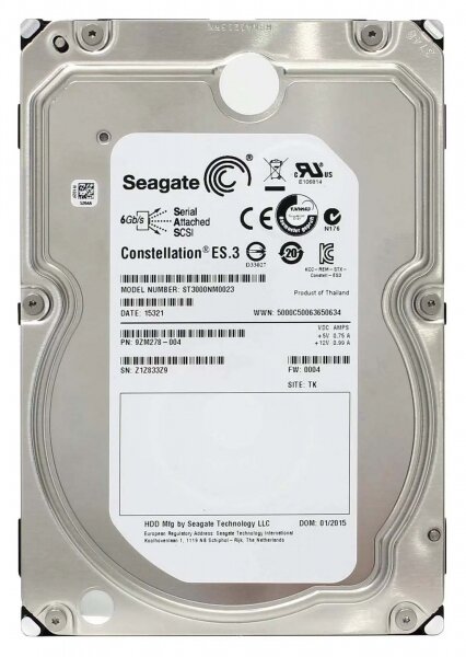 Жесткий диск Seagate 9ZM278 3Tb SAS 3,5" HDD