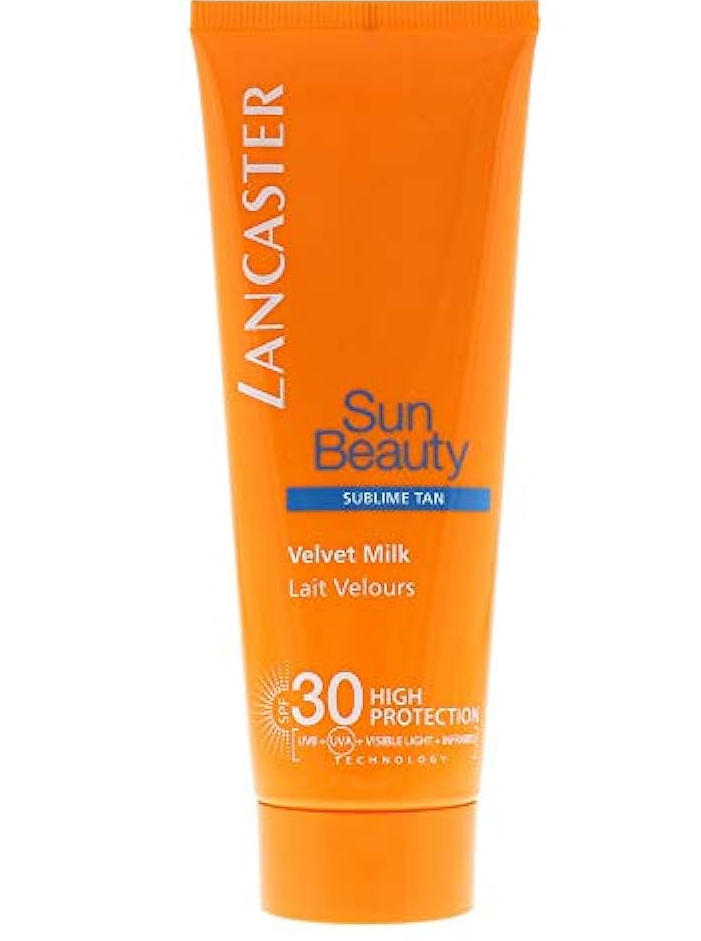 Нежное молочко SPF30 LANCASTER sun beauty velvet milk великолепный загар 75мл без коробки