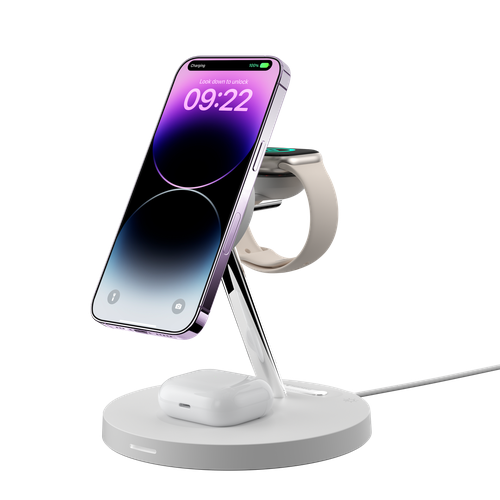 Беспроводное зарядное устройство SwitchEasy MagPower 4 in 1 Magnetic Wireless Charging Stand White 7488₽