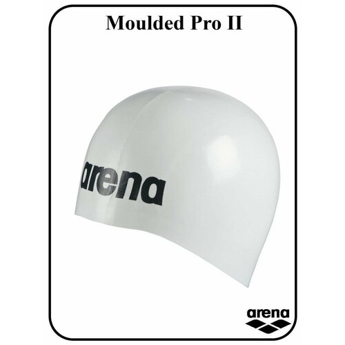 Шапочка для плавания Moulded Pro II шапочка для плавания arena moulded pro ii 001451505 серебристый силикон