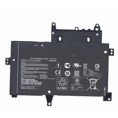 Аккумуляторная батарея для ноутбука Asus TP500LN (B31N1345) 11,4V 48Wh черная