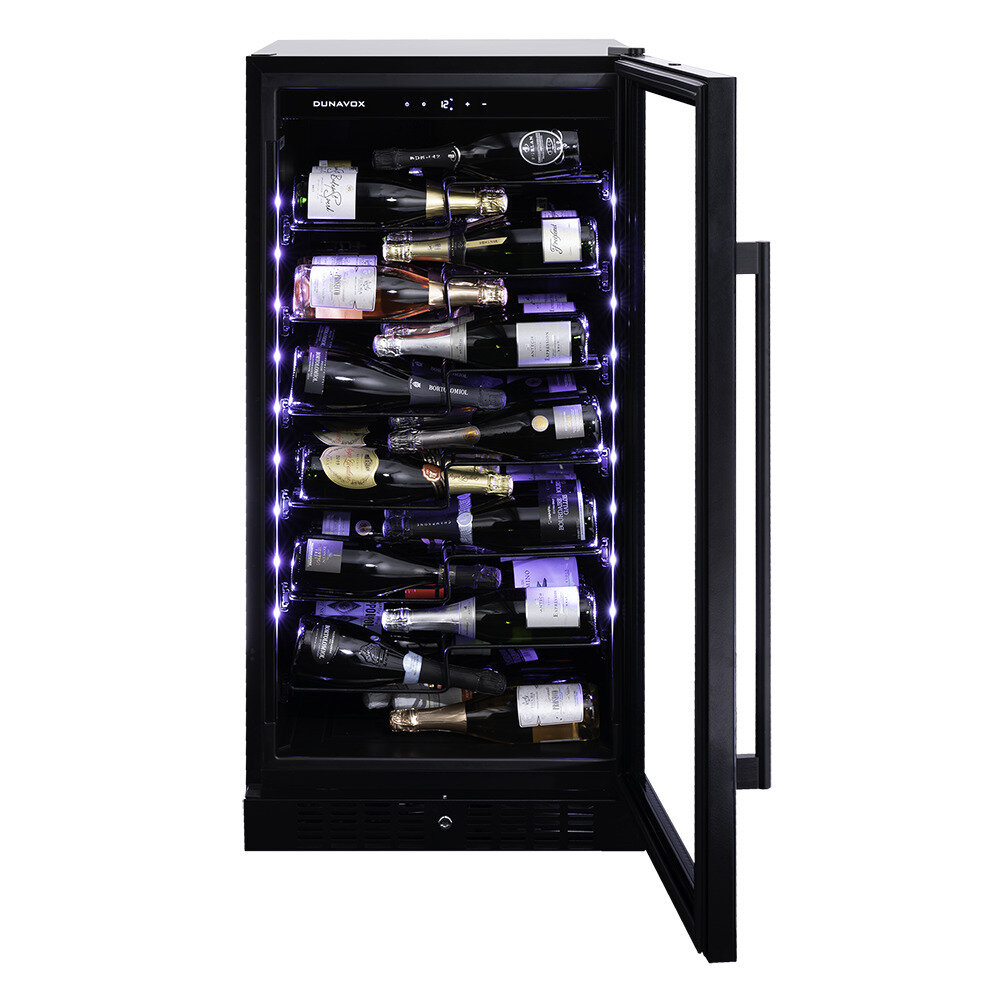 Встраиваемый винный шкаф 51-100 бутылок Dunavox - фото №18