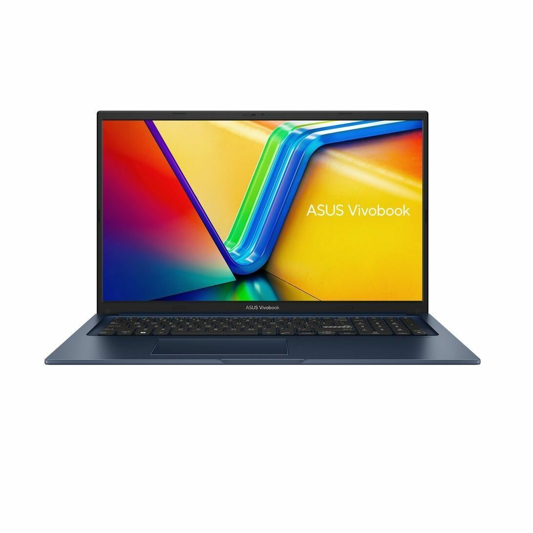 Ноутбук ASUS VivoBook 17 X1704ZA-AU122 IPS FHD (1920x1080) 90NB10F2-M00500 Темно-синий 17.3" Intel Core i3 1215U, 8 ГБ, 512 ГБ SSD, Intel UHD Graphics, Без ОС