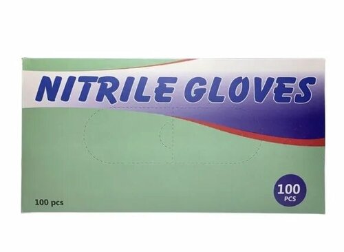 Перчатки нитриловые Gloves размер М, 100 шт.