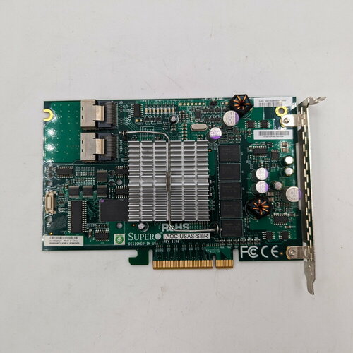 Контроллер RAID AOC-USAS-S8IR, Supermicro, PCI-E 8x, 256 Mb контроллер sas supermicro aoc ctg i2t