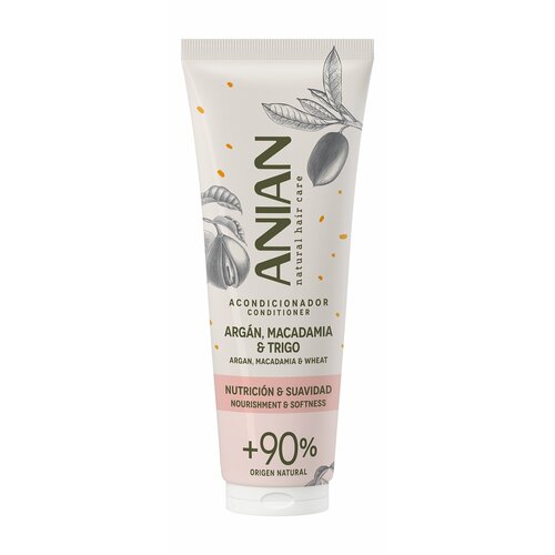 ANIAN Кондиционер для очень сухих и поврежденных волос с маслами аргана ореха макадамии пшеничным белком 599₽