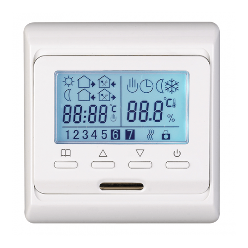 Хронотермостат электронный 220В3А датчик RTC03 Zeissler М6713 1106₽