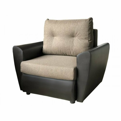 Кресло Квадро - Кватро 4 коричневый рогожка Кожзам коричневый 32542₽