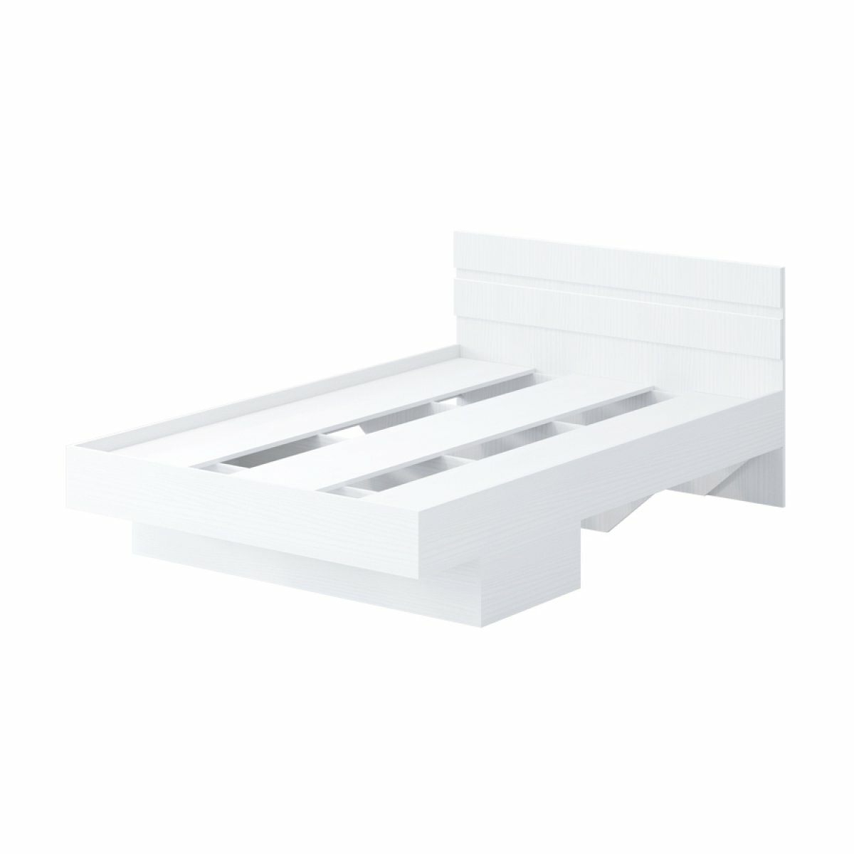 фото Кровать "Акация" 1,6*2,0 м - белый древесный