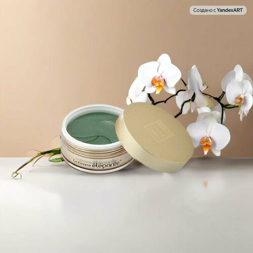 Гидрогелевые патчи для глаз увлажняющие с экстрактом морских водорослей 60 шт La femme elegante GOLDEN EDITION 825₽