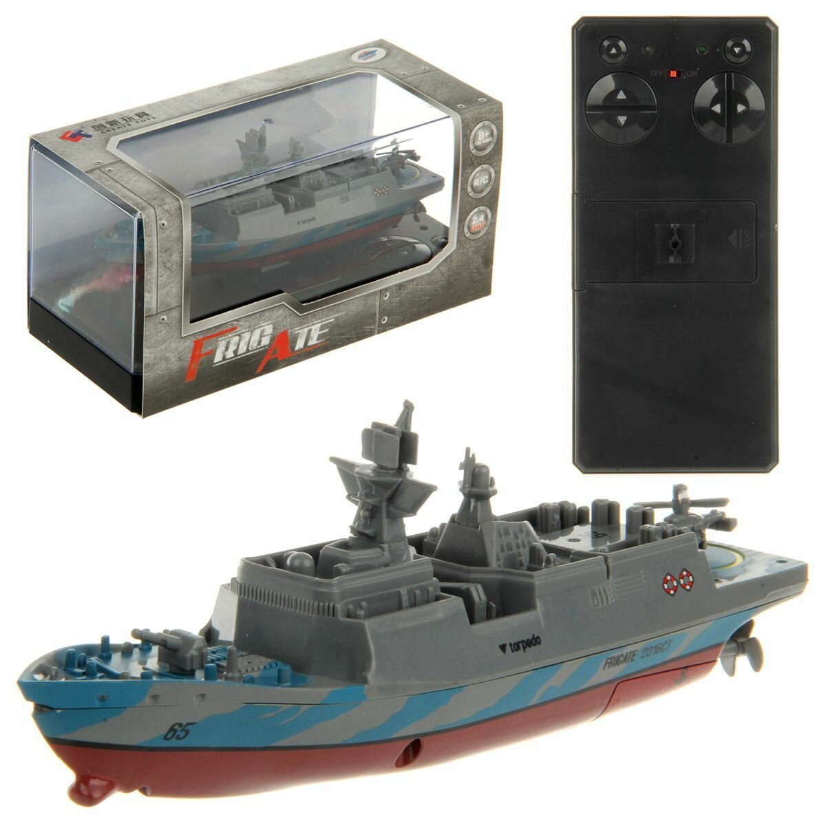 Корабль Veld Co "Морской бой" радиоуправляемый плавающий 130076