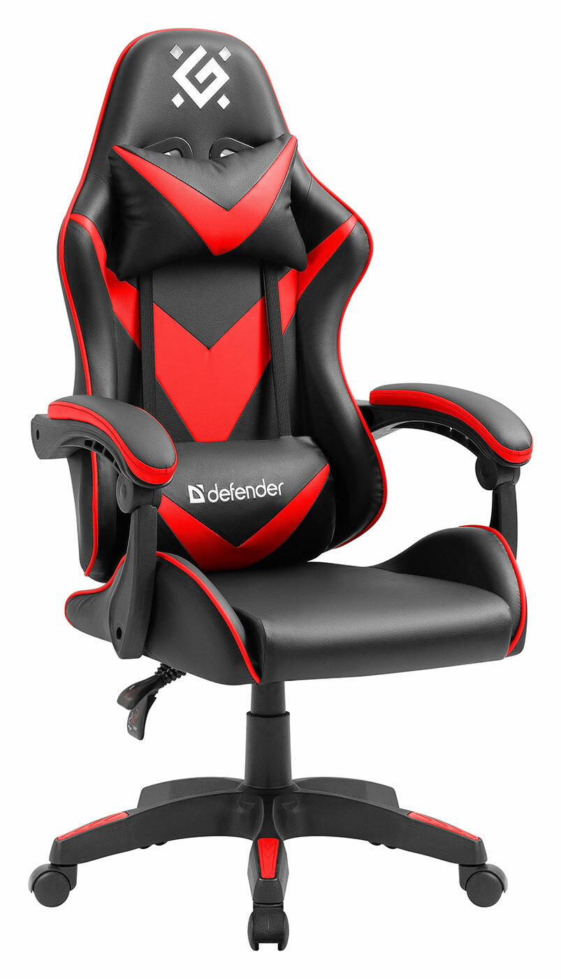 Игровое кресло Defender xCom, черный/красный, класс 4PU