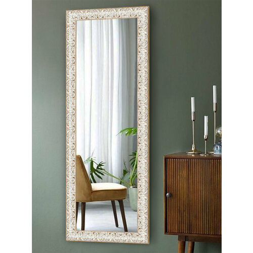 Зеркало настенное интерьерное в рост в раме 50х140 вертикальное горизонтальное в ванную спальню гостиную зал