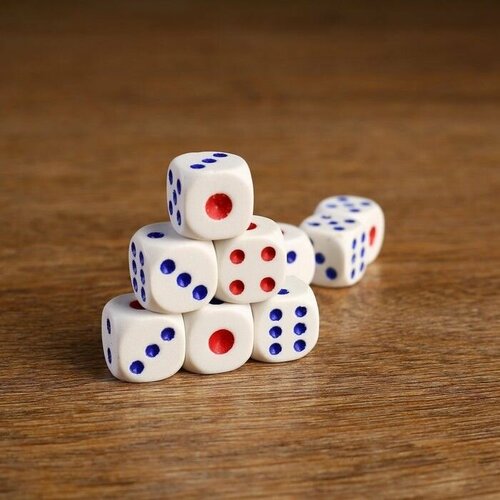 Кости игральные 18 х 18 см набор 100 шт 1737₽