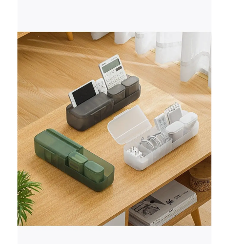 Органайзер пенал кейс для канцелярии мелочей и проводов.