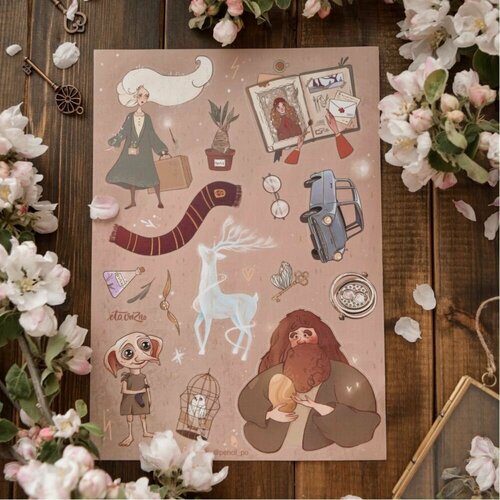 Стикерпак Волшебники Гарри Поттера А5 480₽