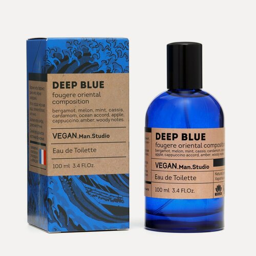 Изображение товара Туалетная вода мужская Vegan Man Studio Deep Blue, 100 мл (по мотивам Blue Seduction (A.Banderas)