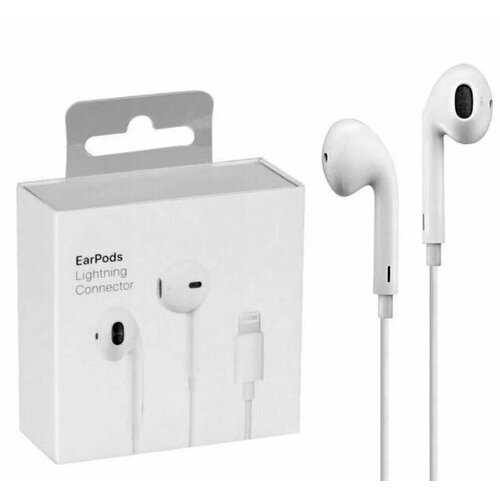 Наушники проводные EarPods разьем Lightning 700₽